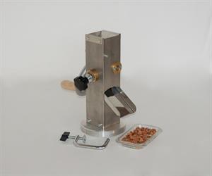 Italiensk hasselnødde-knækker med håndsving, bordmonteret model 